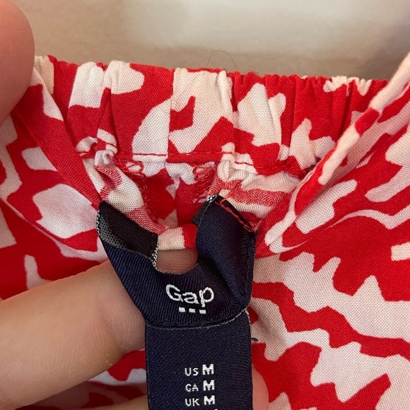 Gap Factory Hi/low maxi dress bright red adjustable spaghetti strap size med - Picture 6 of 8